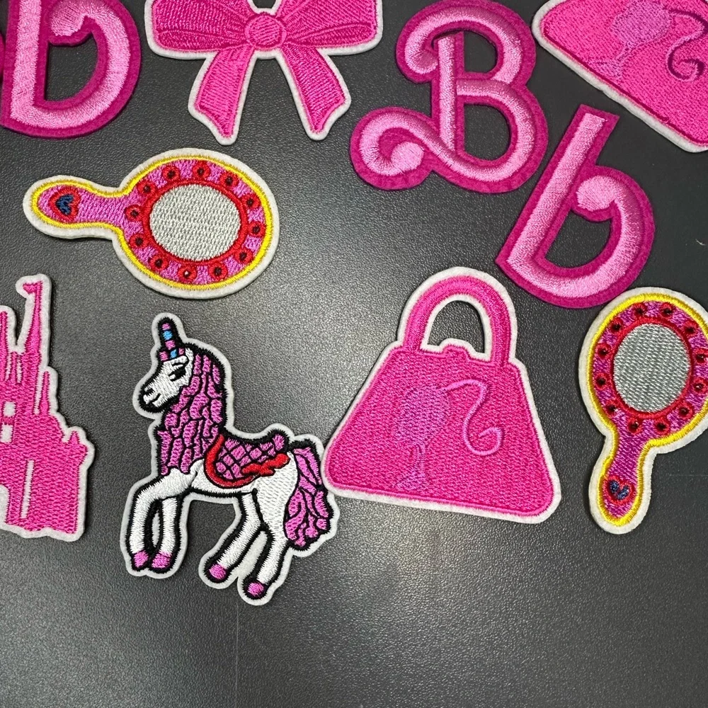 Pink Embroidered Patch Set - Picture 4 of 4